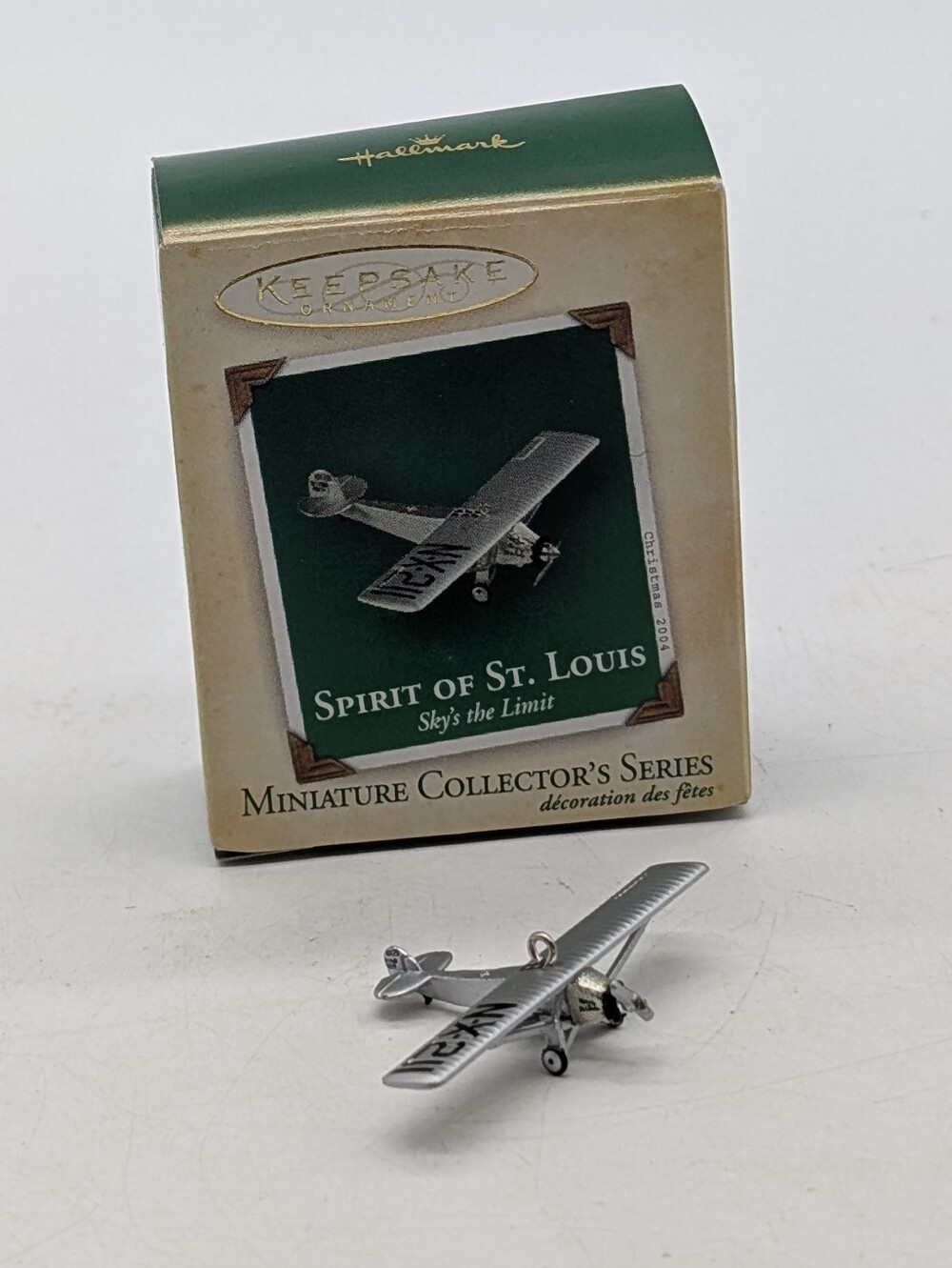 2004 Hallmark Keepsake Miniature Ornament Spirit of St Louis Skys the Limit 4